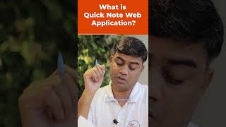 What is Quick Note Web Application  Java Placement Question  shorts kiransir [upl. by Soracco]