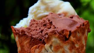 Ice Cream Gelato  4K Copyright Free Stock Video [upl. by Alil]