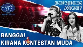 Bangga Kirana Kontestan Termuda  Ekspresikan Journey  Indonesia Idol 2021 [upl. by Amalle492]