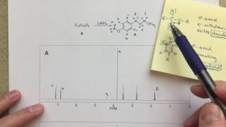 NMR Analysis  Assigning a Spectrum and Predicting a Structure Harder Version [upl. by Assirak689]