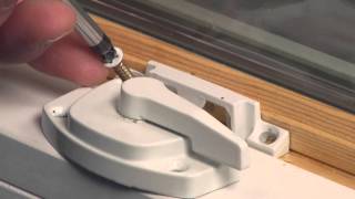 How To Replace the Cam Lock and Keeper on a Wood Double Hung Window with a Tilt Sash [upl. by Lyndel751]