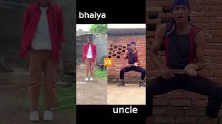 Jimi Jimi Aaja Aaja bhaiya 🆚 uncle shorts dance 🕺 [upl. by Horner]