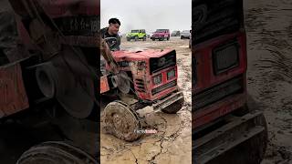 Tractor stuck in mud shortsvideo tractor [upl. by Ahpla365]