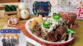 Receta Hígado encebollado  Cocineros Mexicanos [upl. by Downall164]