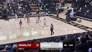 20231117 Chinle Basketball vs Winslow [upl. by Arakihc]