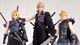 GameToys Vs Play Arts Kai Cloud Strife Comparison 16 Figure Review [upl. by Isidoro794]