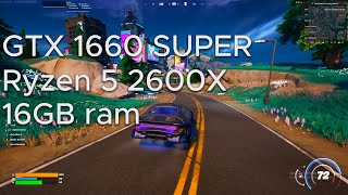 Fortnite  GTX 1660 Super  Ryzen 5 2600X [upl. by Idel409]