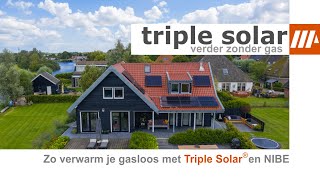 Woning gasloos maken met Triple Solar PVTpanelen als bron voor de NIBE warmtepomp met zonnepanelen [upl. by Tubb]