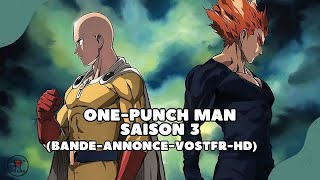 One Punch Man  bande annonce de la saison 3 VOSTFRHD 2024 [upl. by Artek]