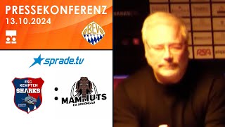 13102024  Pressekonferenz  ESC Kempten vs Schongau Mammuts [upl. by Attennot577]