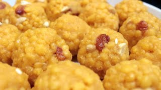 Boondi Ladoo  boondi laddu recipe in telugu [upl. by Nissie]