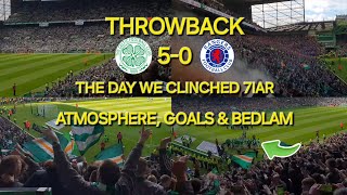 THROWBACK SPECIAL  CELTIC 50 RANGERS  ATMOSPHERE GOALS amp CELEBRATIONS [upl. by Campagna]