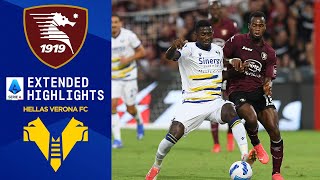 Salernitana vs Hellas Verona Extended Highlights  Serie A  CBS Sports Golazo [upl. by Colver15]