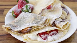 How to Make Crepes  French Crepe Recipe [upl. by Tamqrah879]