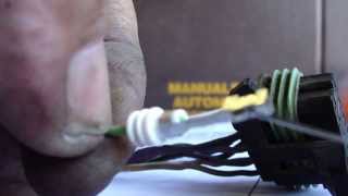 How to remove terminals from automotive electrical connectors Part 1 [upl. by Anairt]