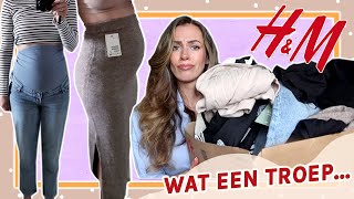 HampM zwangerschapskleding review 🤰🏻 Voor het eerst positiekleding proberen 🤔 [upl. by Armalla143]