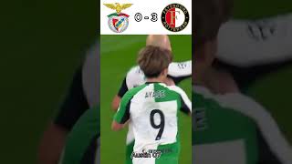 Benfica 13 Feyenoord  Champions League 2425 Match Highlights [upl. by Chantal]