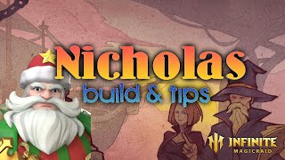 Hero Builds  Nicholas Santa  Infinite Magicraid [upl. by Hgielram]