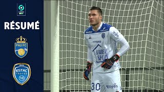 PAU FOOTBALL CLUB  ESTAC TROYES 0  1  Résumé  PAU  TR3  20202021 [upl. by Aserret]