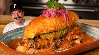 Torta Ahogada Carnitas Sandwich Drowned In Salsa [upl. by Aimac124]