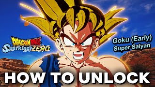 How To Unlock EARLY SUPER SAIYAN GOKU What If  DRAGON BALL Sparking ZERO REACTION [upl. by Yenruoj]