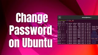 How To Change Passwords on Ubuntu 2204 LTS Linux [upl. by Eile]