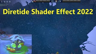 Comparison Diretide Shader Effect amp Snow Weather Effect [upl. by Goober]