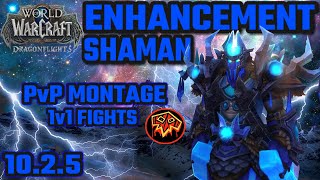 Enhancement Shaman PVP MONTAGE 1025 Dragonflights [upl. by Tarfe]