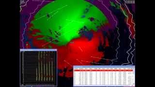 Typhoon Dolphin Approaches Guam on Radar Loop [upl. by Sluiter142]