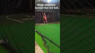 Wyatt is working hard from both sides of the plate wyatt baseball lessons future mlb like [upl. by Arne]