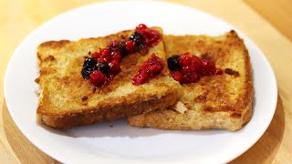 The Best Vanilla amp Cinnamon Protein French Toast [upl. by Yblek]