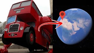 I Found Giant London bus booster Real Google Earth [upl. by Barrington]