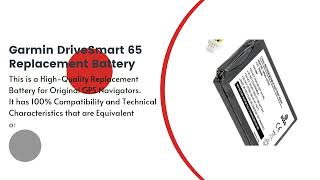 Replacement Battery for Garmin DriveSmart 65 [upl. by Lynden]