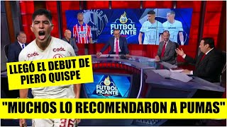 DEBUTA Piero Quispe en Pumas La JOYA peruana quotEste equipo meterá MUCHOS golesquot  Futbol Picante [upl. by Previdi]