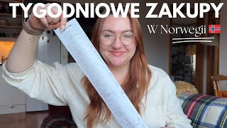 Ile WYDAJĘ na JEDZENIE w Norwegii na 7dni Ceny i FOOD HAUL [upl. by Peale]