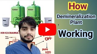 Demineralized water process  Demineralization water Treatment plant [upl. by Tuhn]