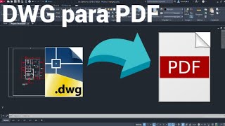 Salvar em PDF no AutoCAD [upl. by Marozas]