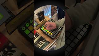 Reloop Spin v BOSS Loop Station RC1 v DJ Vinyl Record Sample v Novation Launchpad v Ableton Live [upl. by Frederica674]