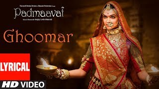 Padmaavat  Ghoomar Full Video Song  Movie Version  On Saraswati Future Films [upl. by Nohsram]