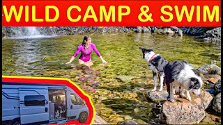 Lake District  Whorneyside Force amp Langdale OffGrid Etrusco camp amp wild swim [upl. by Gere]