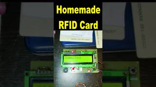 Homemade RFID card [upl. by Ahterod]