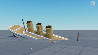 roblox britannic sinks into baseplate in 5556 seconds [upl. by Nick801]