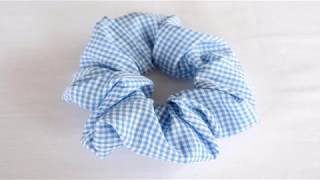 How to Make a Scrunchie  DIY Scrunchies  Sewing Scrunchies [upl. by Schwitzer]