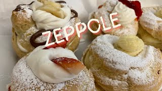 STJOSEPHS ZEPPOLE  ITALIAN EASY ZEPPOLE  LOVING MY NONNA LIFE ♥️ [upl. by Ytsanyd]