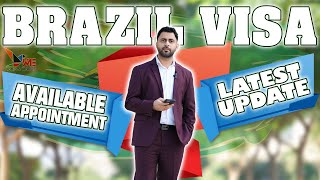 BRAZIL VISA UPDATES 2024  DOCUMENTS  PROCESS  TIMINGS  FEES  BRAZIL VISA APPOINTMENT  COST [upl. by Haziza]