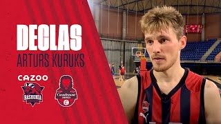 Declaraciones post partido Arturs Kurucs [upl. by Suoicerpal]