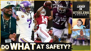 Steelers Safety Plan Patrick Peterson Versatility amp NFL Draft Pick  Lamar Jackson Trade Coming [upl. by Jair]