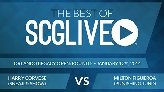 Best of SCGLive Harry Corvese vs Milton Figueroa Magic the Gathering [upl. by Femi]