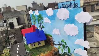 model of landslide landscape landslide ideas landslides project ludhiana art 7814271419 call [upl. by Alecia611]