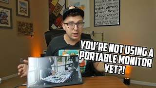 The Best Budget Portable Laptop Monitor  CUIUIC Portable Monitor Unboxing and Review [upl. by Alyose]